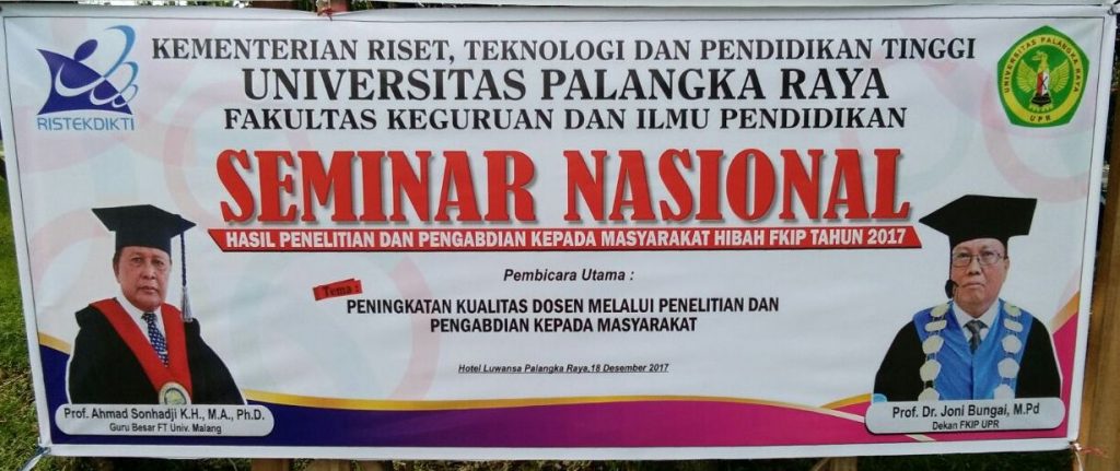 Seminar Nasional Hasil Penelitian dan Pengabdian Masyarakat Tahun 2017