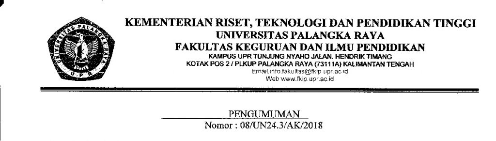 Kalender Akademik Semester Genap TA 2017/2018